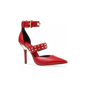 Michael Kors MK Women's 7.5 Red Amal Pump Heels